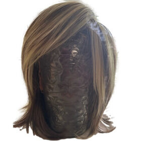 ZYR Natural Wig Shoulder Length Straight Lace Front Ombré